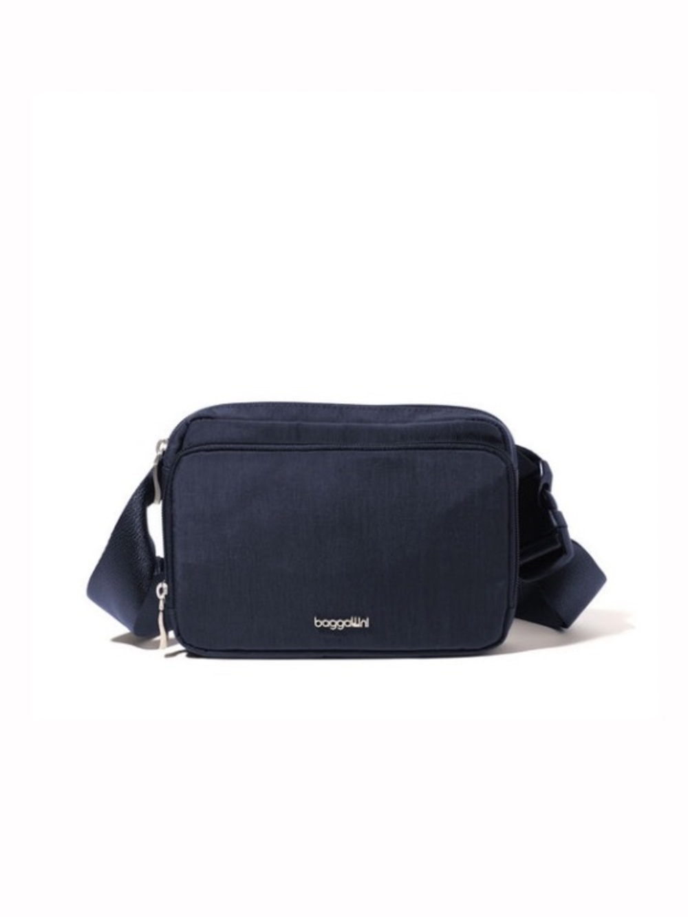 Baggallini True Classic Belt Bag Sling French Blue Fanny Pack Bag Navy Nylon